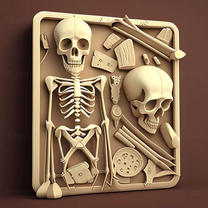 3D model My Bones game (STL)